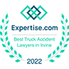 Expertise Badge For Best Truck Accident Lawyers in Irvine Award - Kubota & Craig